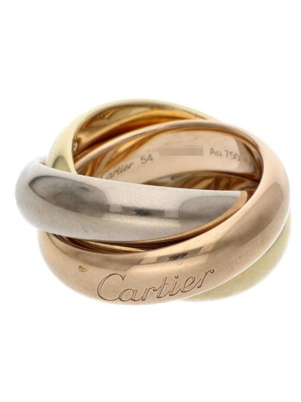 Cartier Trinity XL 18k Yellow Gold Ring